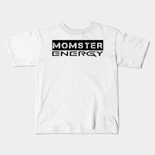 Momster Energy (Black) Kids T-Shirt